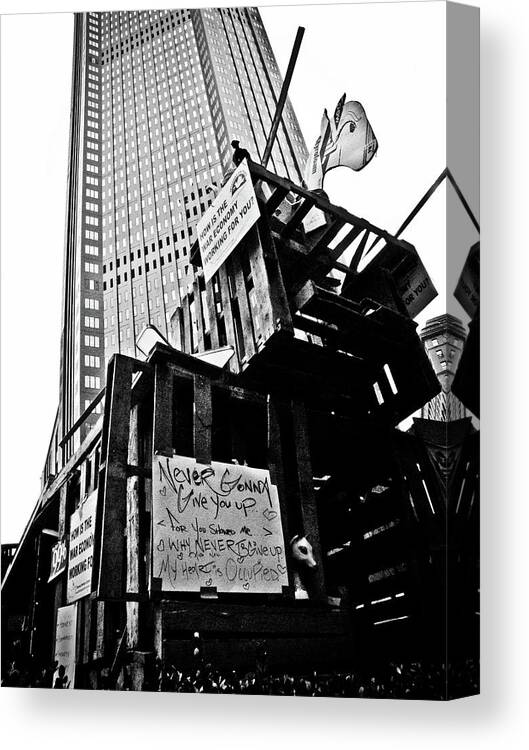 Occupy Canvas Print featuring the photograph Occupied by Jessica Brawley