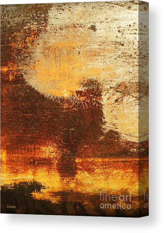 Abstract Canvas Print featuring the photograph Poodle by Eena Bo