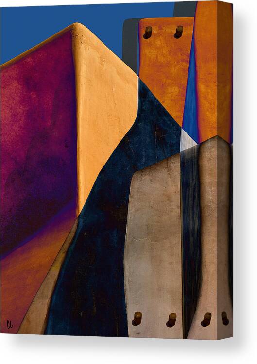 Santa Fe Canvas Print featuring the photograph Pueblo Number 2 by Carol Leigh