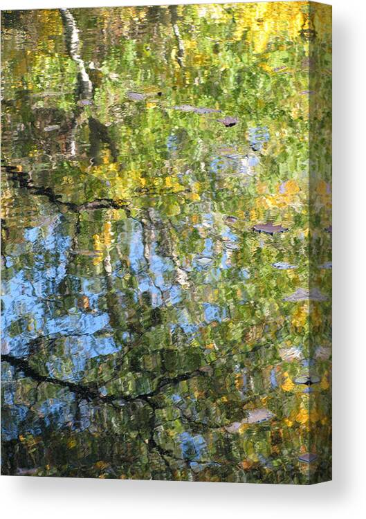 Water Canvas Print featuring the photograph Reflections in Paradise 2 by Anita Burgermeister