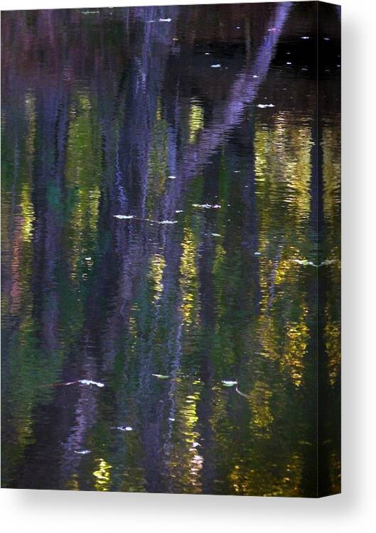 Creek Canvas Print featuring the photograph Reflections of Monet by Terry Eve Tanner