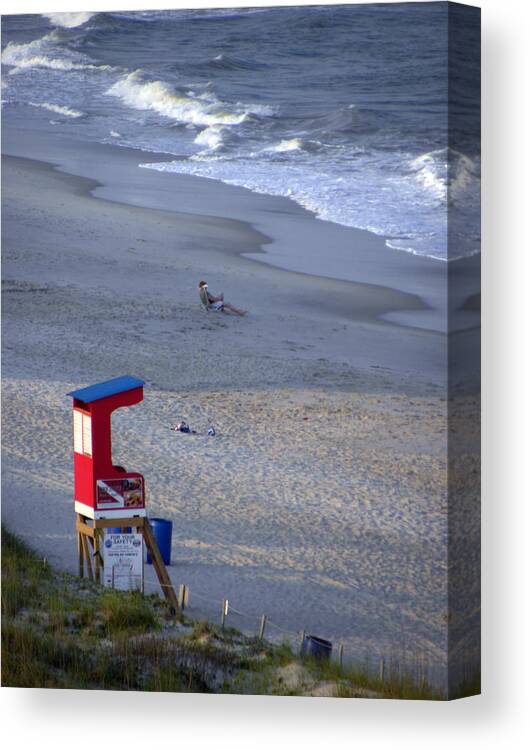 Beach Canvas Print featuring the photograph Solitude by Sandi OReilly