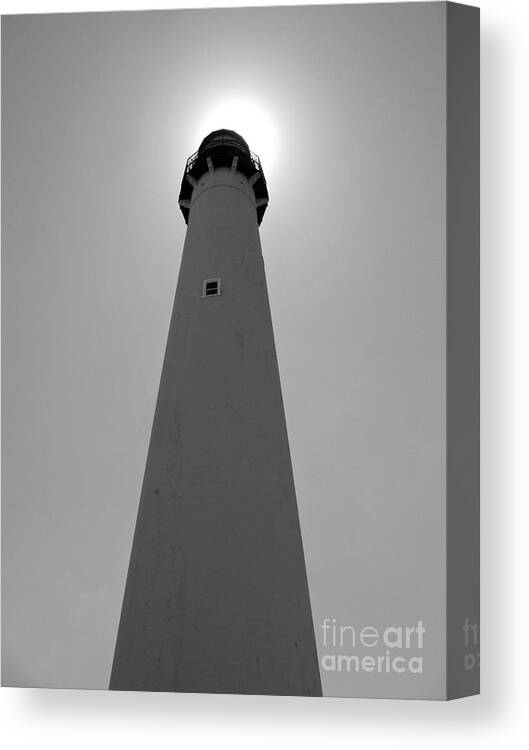 Cape May Lighthouse Canvas Print featuring the photograph Sunlight by Nancy Patterson