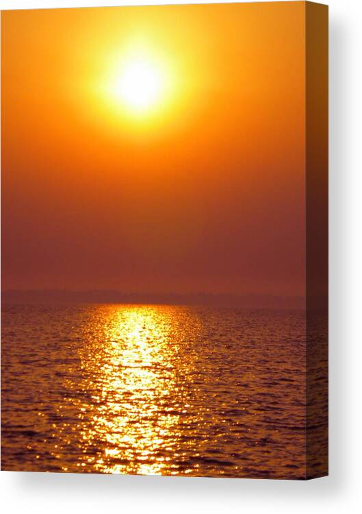 Colette Canvas Print featuring the photograph Sunset Denmark by Colette V Hera Guggenheim