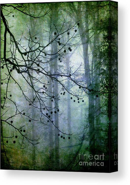 Forest Canvas Print featuring the photograph The Forest Cathedral by Judi Bagwell