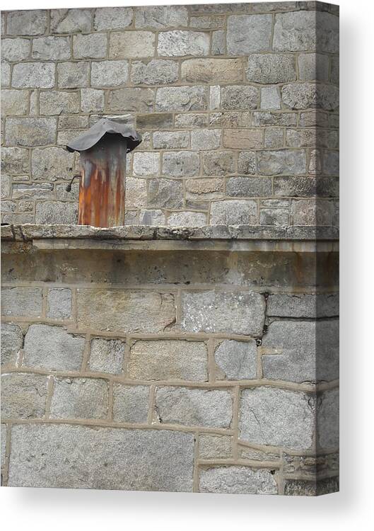Ennis Canvas Print featuring the photograph Tin Chimney by Christophe Ennis