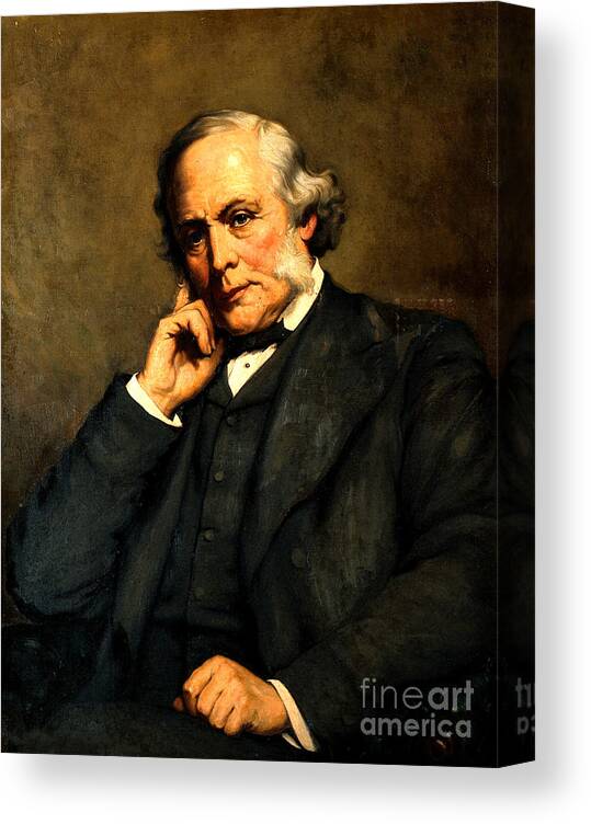 Historic Canvas Print featuring the photograph Joseph Lister, Surgeon And Inventor #1 by Wellcome Images