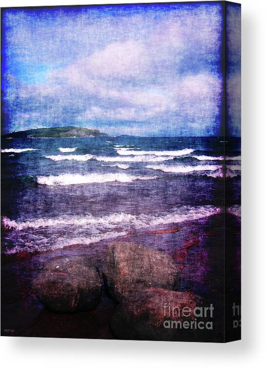 Lake Superior Canvas Print featuring the photograph Lake Superior Islands #2 by Phil Perkins