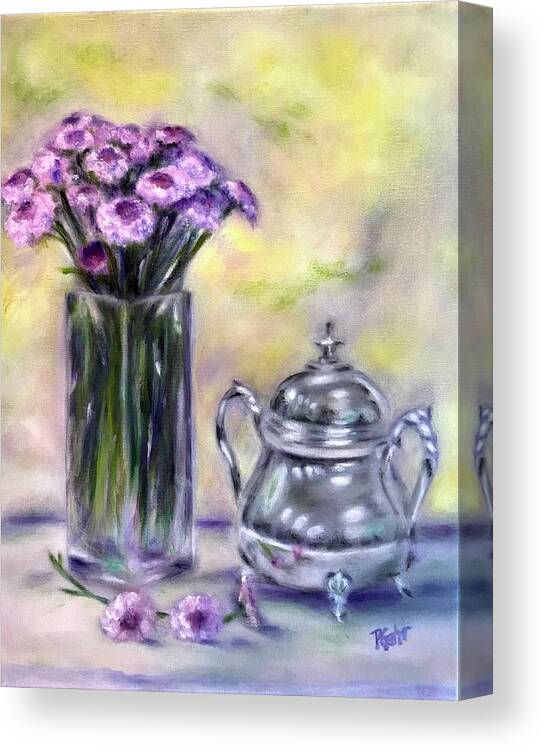 Still Life Canvas Print featuring the painting Morning Splendor by Dr Pat Gehr