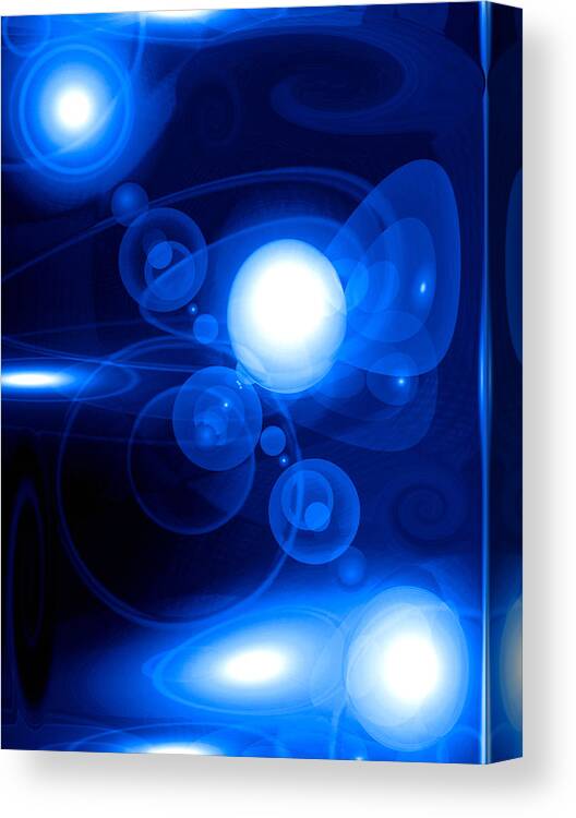 Moveonart! Inthemaking Abstract By Artist Musician Jacob Kane Kanduch -- Omnetrea Canvas Print featuring the digital art MoveOnArt InTheMaking #1 by MovesOnArt Jacob