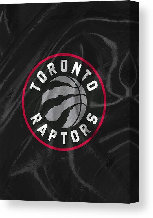 Toronto Raptors Canvas Print featuring the digital art Toronto Raptors #2 by Afterdarkness