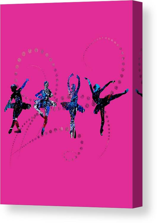 Dance Canvas Print featuring the mixed media Dance Collection #11 by Marvin Blaine