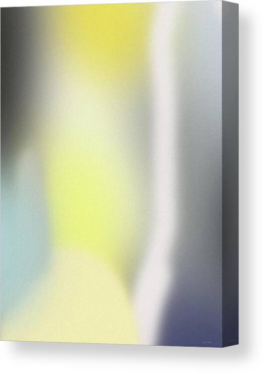 Abstract Canvas Print featuring the mixed media A Fleeting Glimpse 1- Art by Linda Woods by Linda Woods