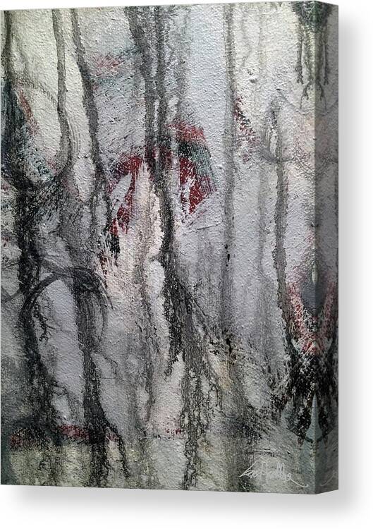 Earthy Canvas Print featuring the painting A2 by Lance Headlee