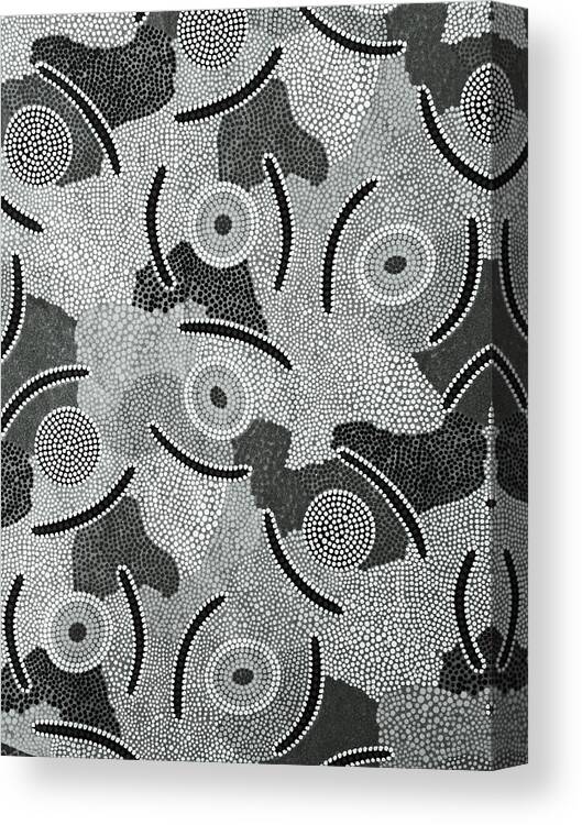 Aboriginal Canvas Print featuring the photograph Aboriginal Pattern No. 8 by Sandy Taylor