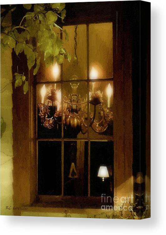 Window Canvas Print featuring the painting After the Feast by RC DeWinter