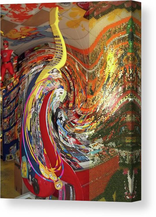 Swirl Canvas Print featuring the photograph Afternoon Hallucination by Anne Cameron Cutri