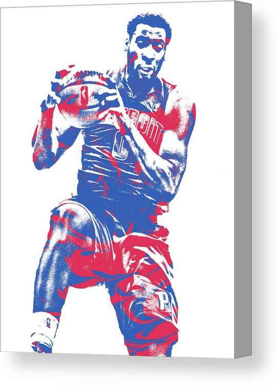 Fine Art America Detroit Pistons Retro Shirt T-Shirt by Joe Hamilton