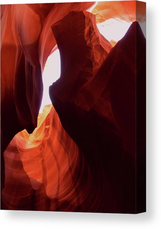 Rock Canvas Print featuring the photograph Antelope Slot Canyon by Martina Fagan
