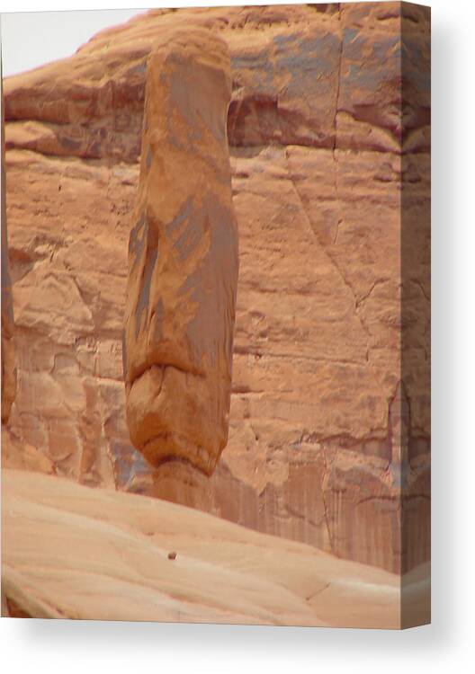 Arches National Park Canvas Print featuring the photograph Arches Formation 2 by Dawn Amber Hood