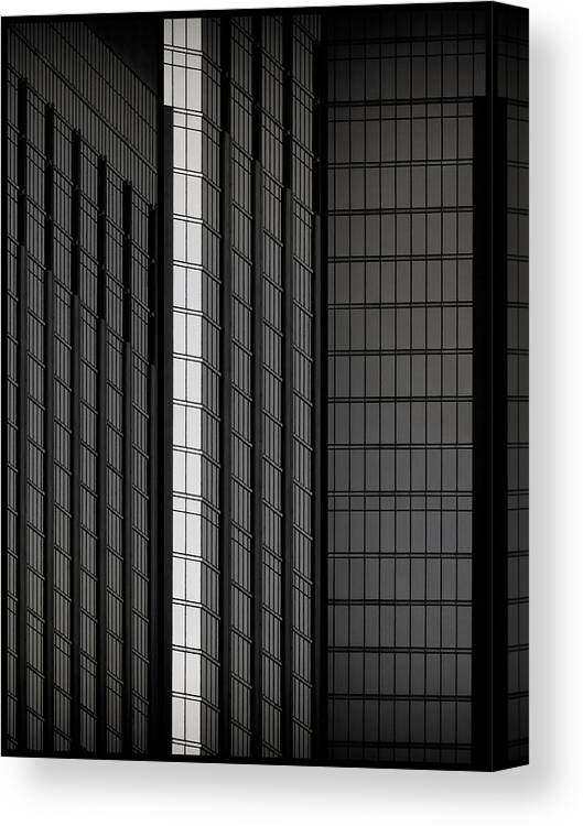 Architecture Canvas Print featuring the photograph Archi Abstract by Mathilde Guillemot