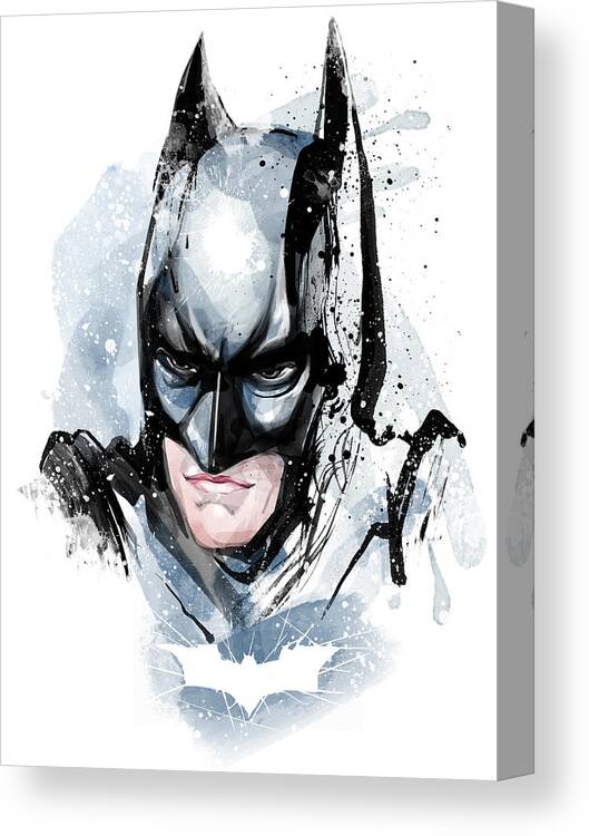 Batman Painting Canvas Print Canvas Art By Unique Drawing