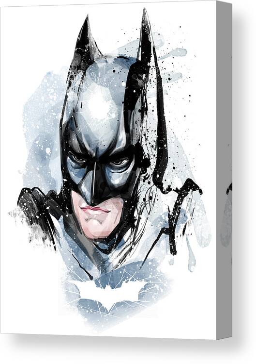 Batman Painting Canvas Print / Canvas Art by Unique Drawing - Pixels Canvas  Prints