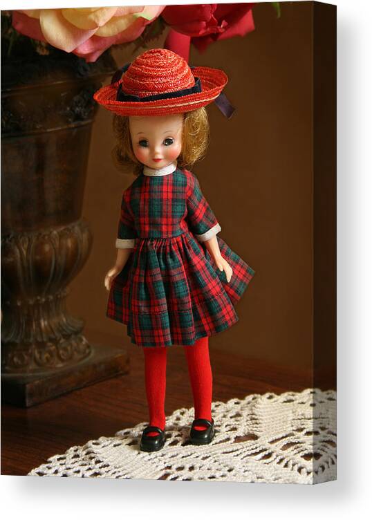Betsy Canvas Print featuring the photograph Betsy Doll by Marna Edwards Flavell
