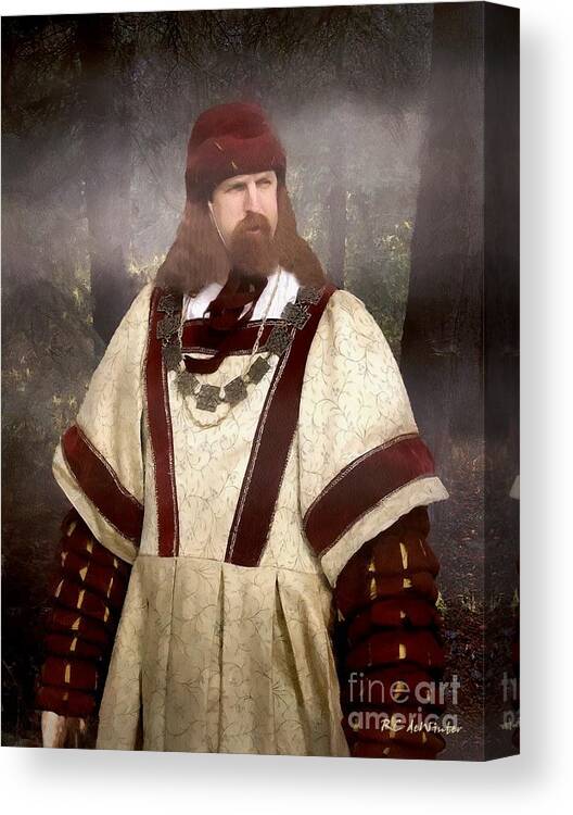 Autumn Canvas Print featuring the painting Captain of the Guild of St. Maurice by RC DeWinter