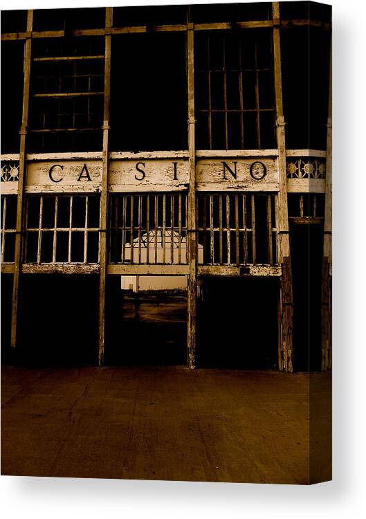 Building Canvas Print featuring the photograph Casino by Joe Burns