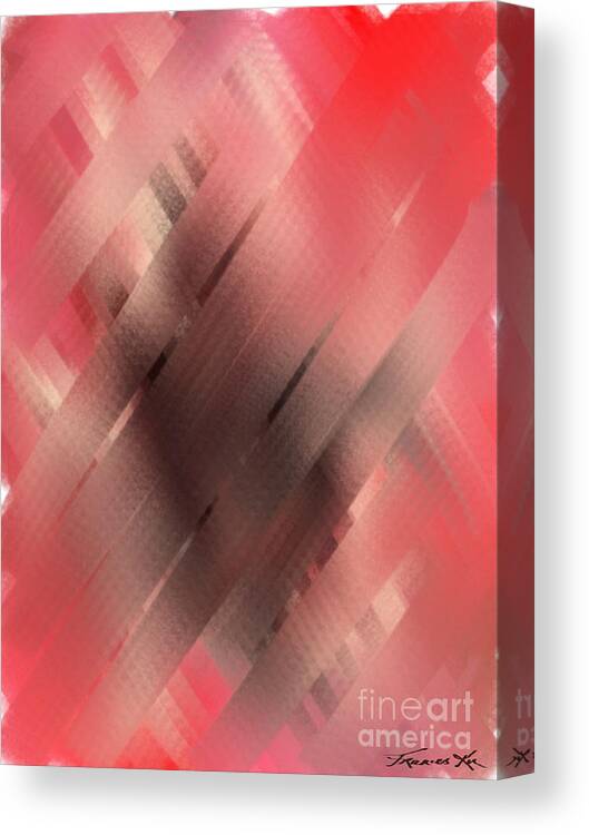 Abstract Canvas Print featuring the painting Hidden by Frances Ku
