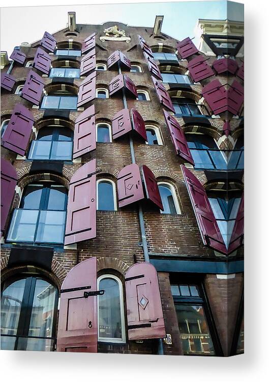 Cheese Canvas Print featuring the photograph Cheese Warehouse - Amsterdam by Pamela Newcomb