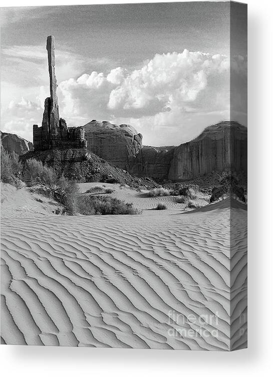 Monument Valley Canvas Print featuring the photograph Chimney by Tom Griffithe