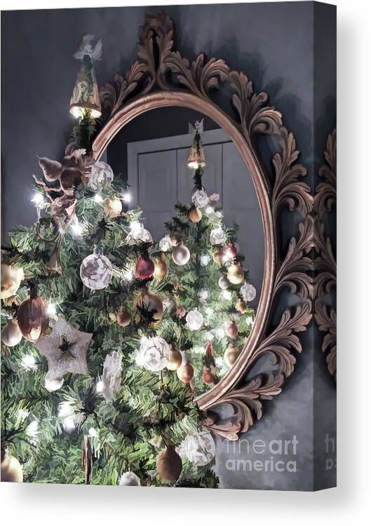 Christmas Tree Canvas Print featuring the photograph Christmas Tree Delight by Kerri Farley