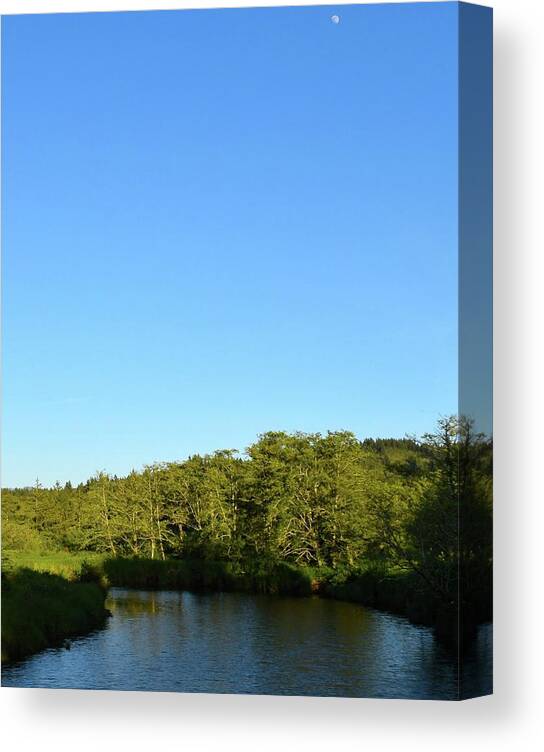 River Canvas Print featuring the photograph Coastal River by Kathryn Eide