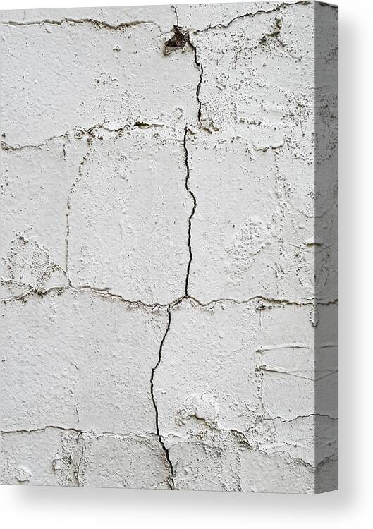 Cracked wall Canvas Print / Canvas Art by Tom Gowanlock - Fine Art