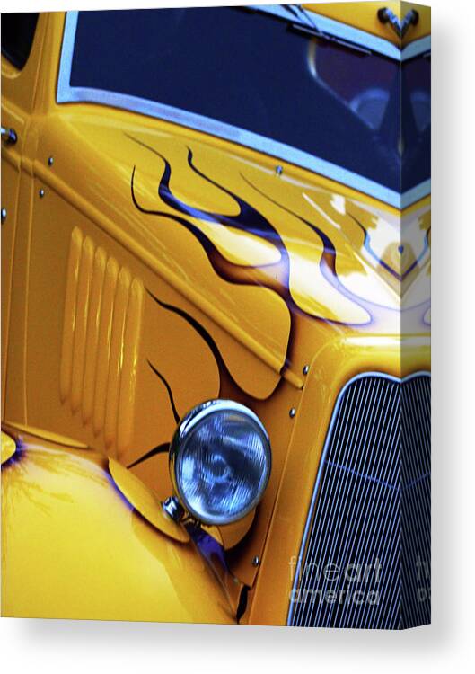 Car Canvas Print featuring the photograph Custom 1934 Ford Artwork by Stephen Melia