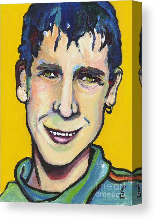 Portrait Canvas Print featuring the painting Daniel by Pat Saunders-White
