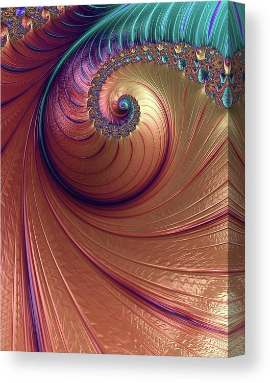 Dream On Canvas Print featuring the digital art Dream On by Becky Herrera