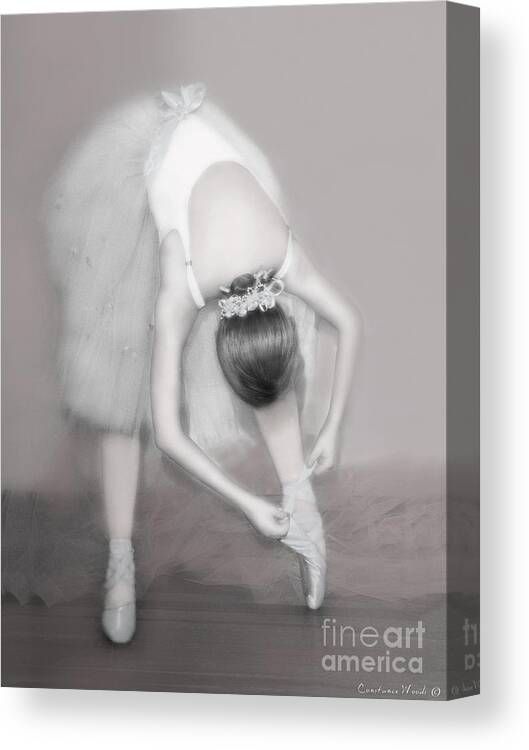 Ballet Canvas Print featuring the photograph Ballerina by Constance Woods
