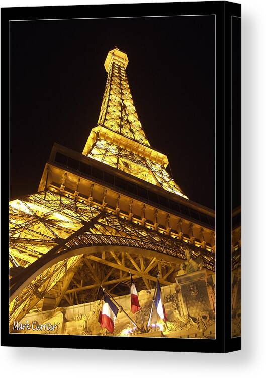 Eiffel Canvas Print featuring the photograph Eiffel Tall by Mark Currier