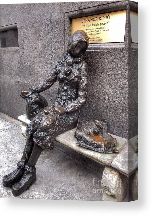 Eleanor Rigby Canvas Print featuring the photograph Eleanor Rigby by Joan-Violet Stretch