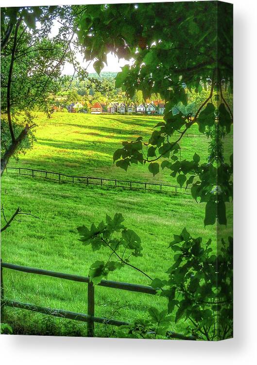 Connie Handscomb Canvas Print featuring the photograph English Summer Contentment by Connie Handscomb