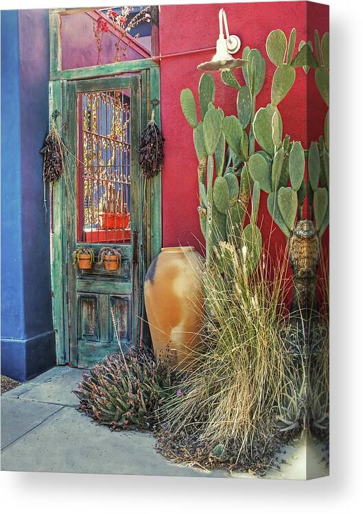 Lucinda Walter Canvas Print featuring the photograph Enter - You Are Always Welcome by Lucinda Walter