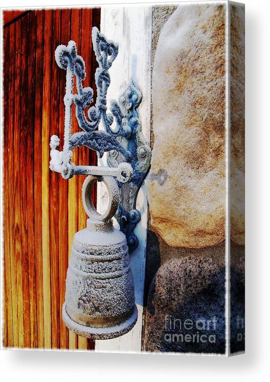 Door Canvas Print featuring the photograph Frosty Knockers by The Stone Age