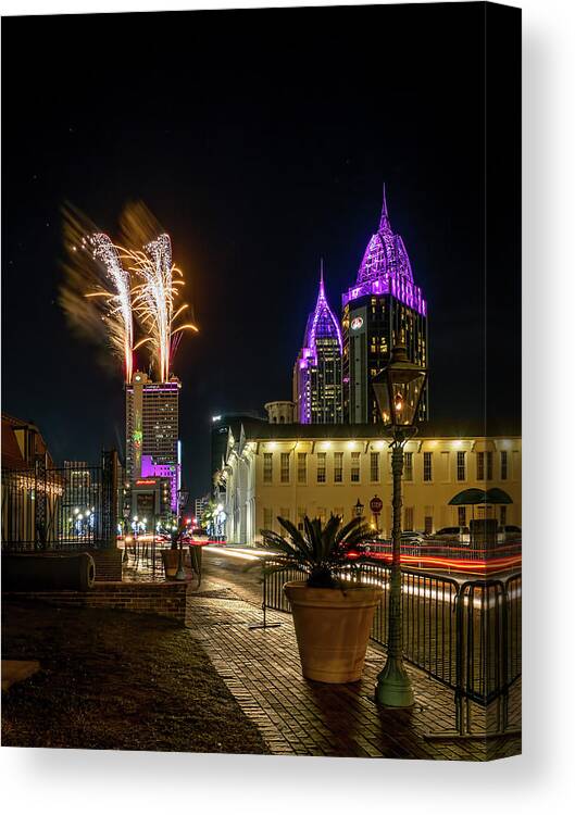 Newyear Canvas Print featuring the photograph Happy New Year by Brad Boland