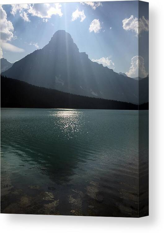 Lighting Canvas Print featuring the photograph Heavenly Light by David T Wilkinson