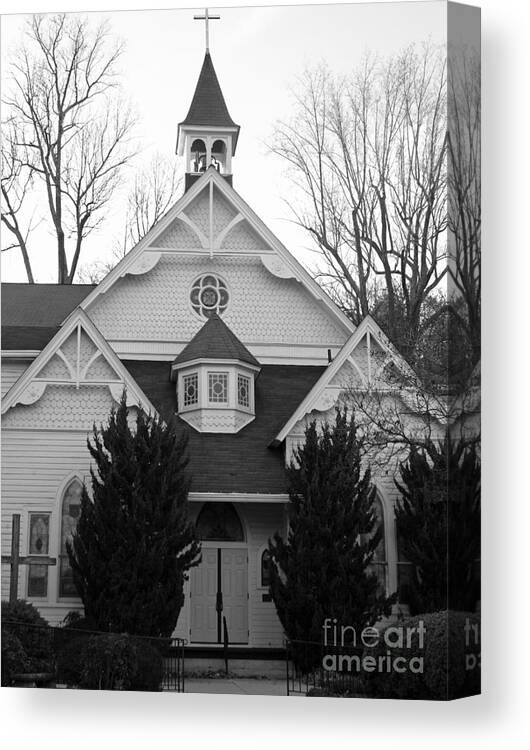 House Of Prayer Canvas Print featuring the photograph House of Prayer by Emmy Vickers