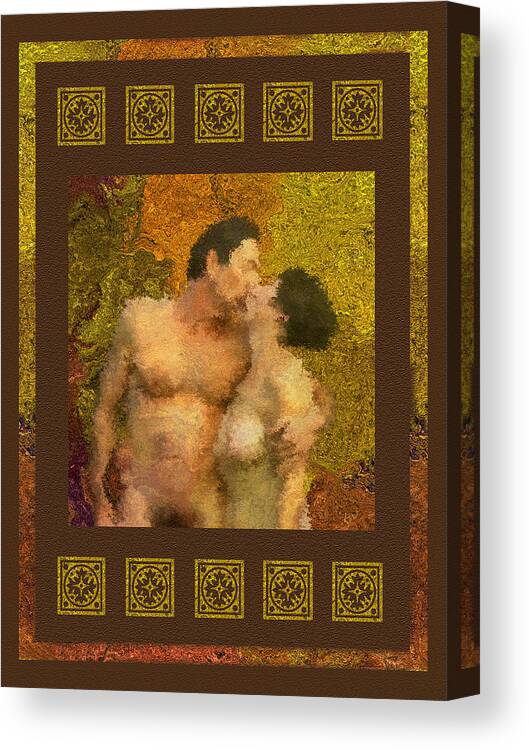 Nudes Canvas Print featuring the photograph In Love by Kurt Van Wagner