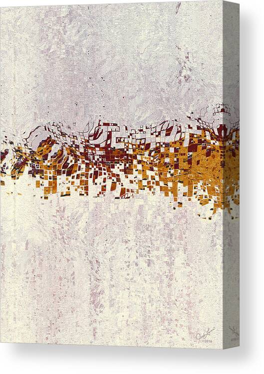 Insync Canvas Print featuring the digital art Insync 2 by Judi Lynn